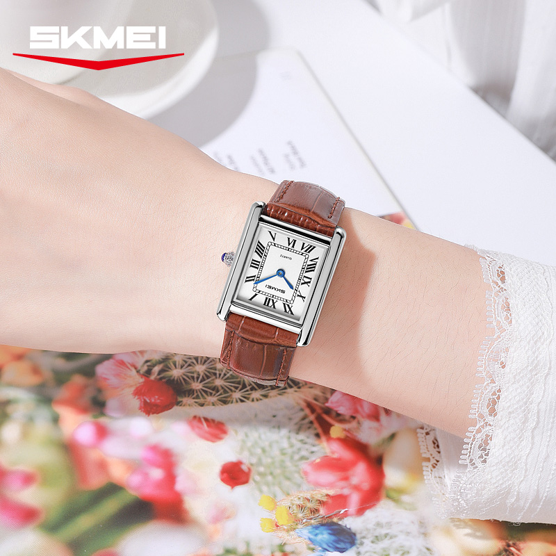 2735 SKMEI Classic Rectangle Quartz Watch for Women