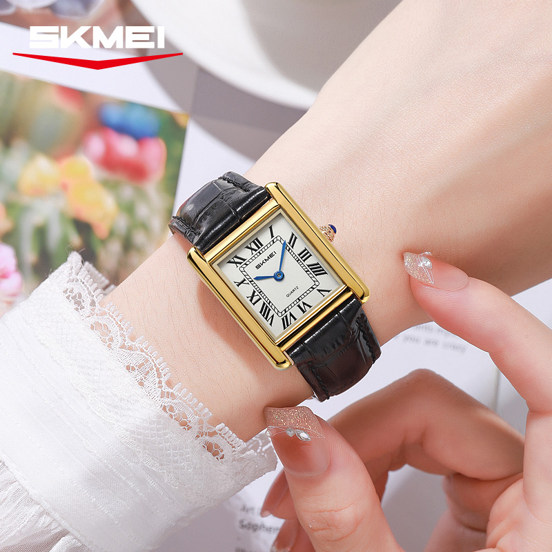 2735 SKMEI Classic Rectangle Quartz Watch for Women