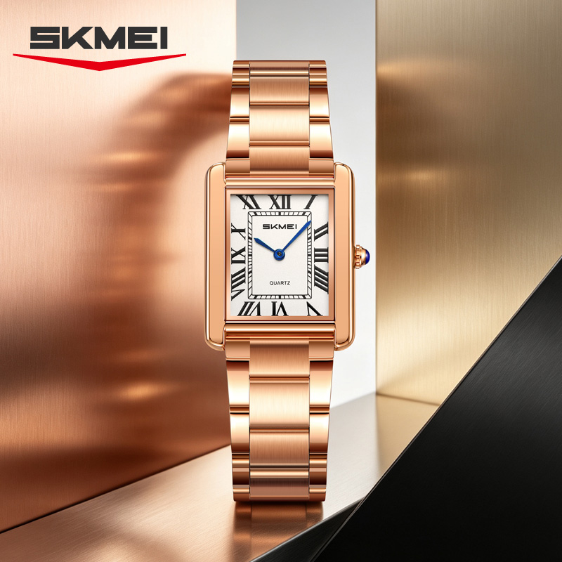 2735 SKMEI Classic Rectangle Quartz Watch for Women