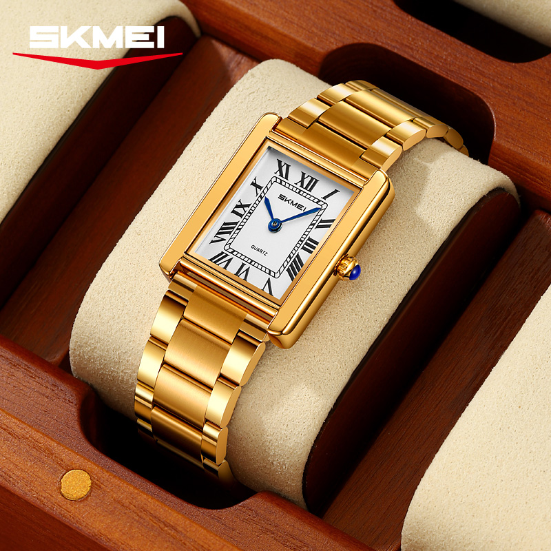 2735 SKMEI Classic Rectangle Quartz Watch for Women