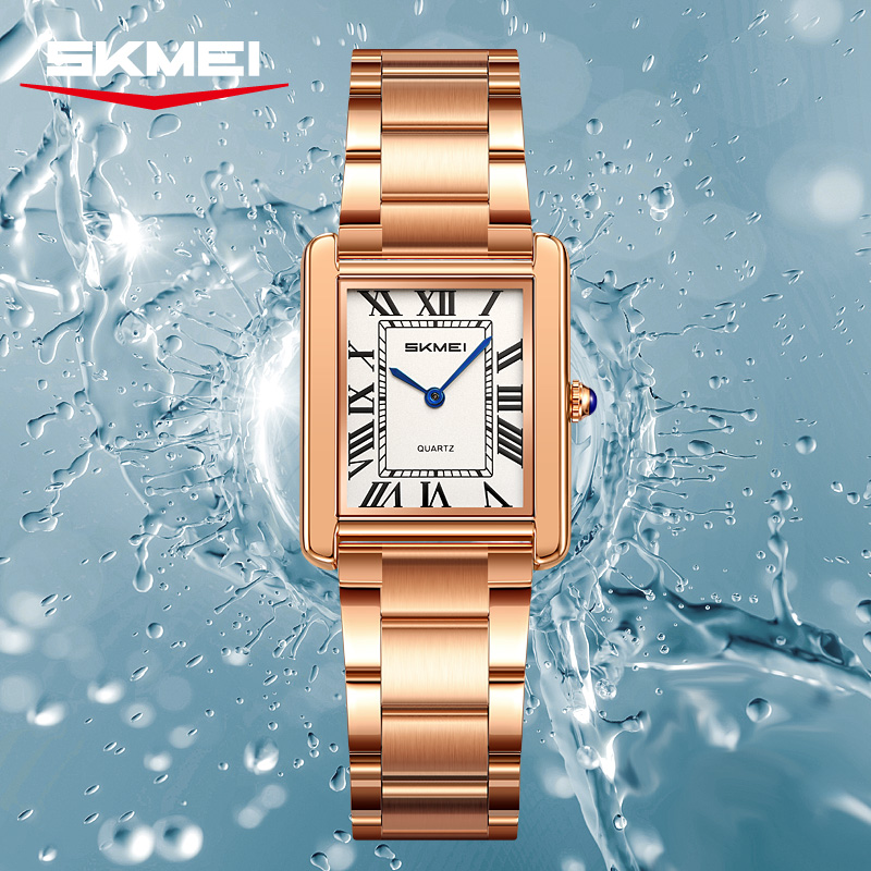 2735 SKMEI Classic Rectangle Quartz Watch for Women