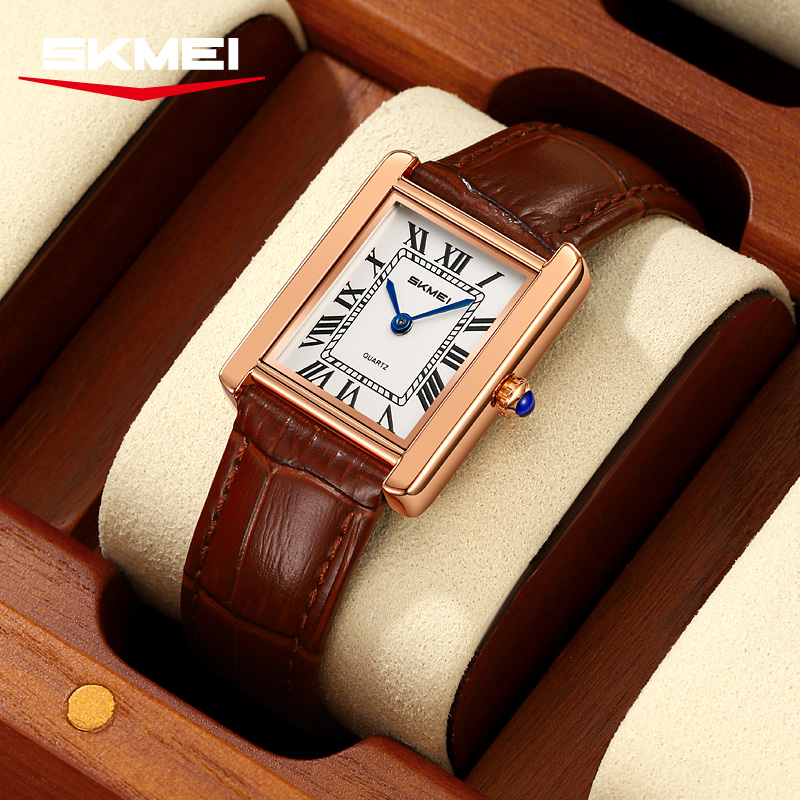 2735 SKMEI Classic Rectangle Quartz Watch for Women