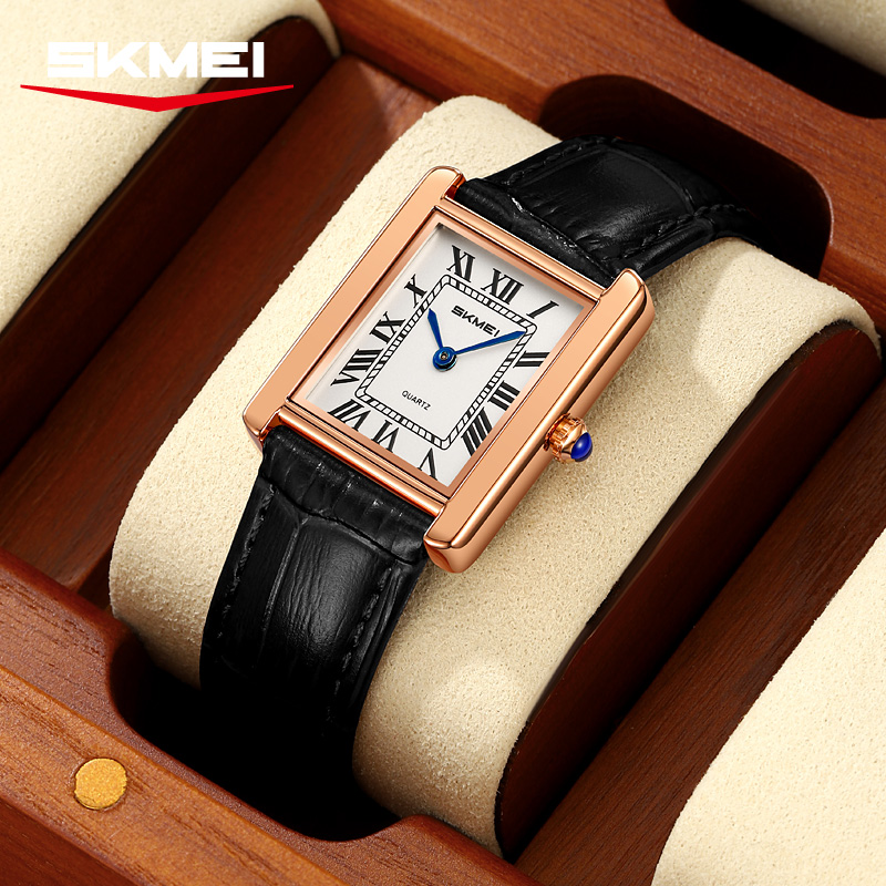 2735 SKMEI Classic Rectangle Quartz Watch for Women