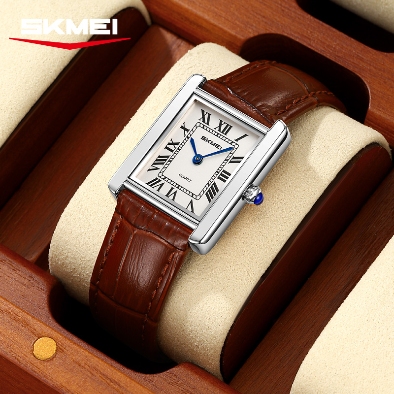 2735 SKMEI Classic Rectangle Quartz Watch for Women