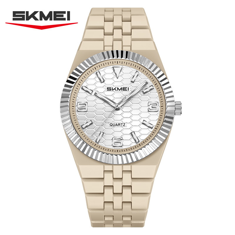 2747 SKMEI Fashion Honeycomb Textured Dial Quartz Watch for Women