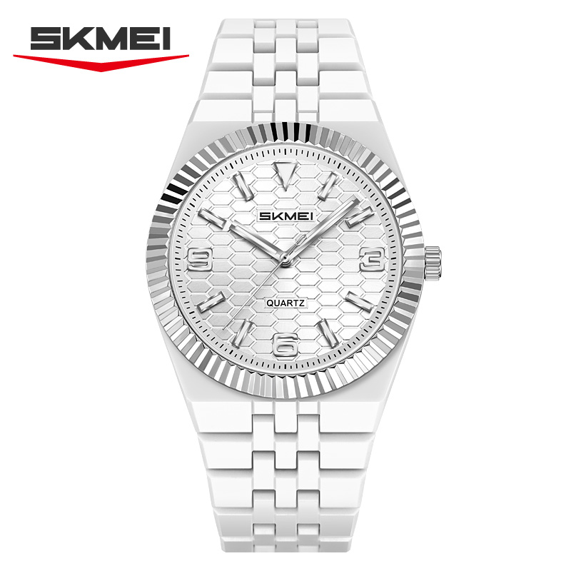 2747 SKMEI Fashion Honeycomb Textured Dial Quartz Watch for Women