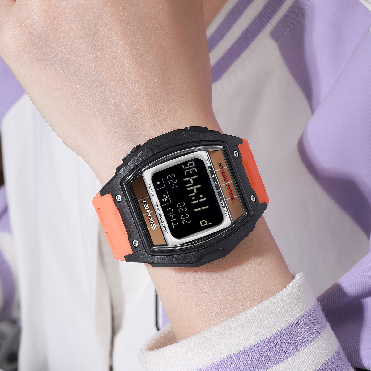 SKMEI 2750 fashion barrel-shaped digital watch 