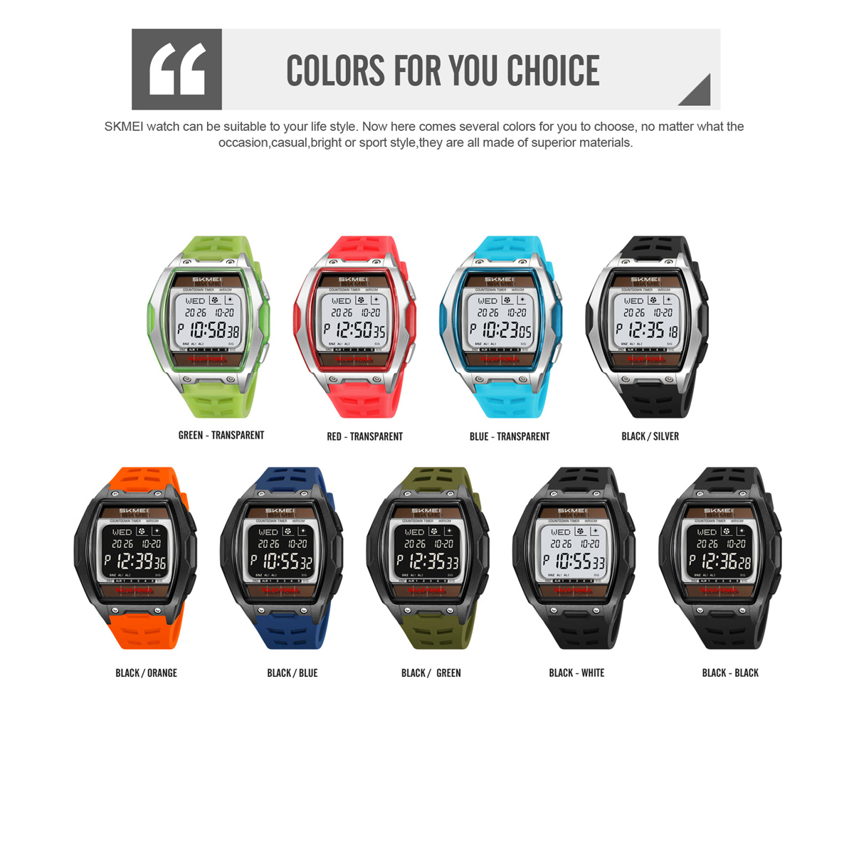 SKMEI 2750 fashion barrel-shaped digital watch 