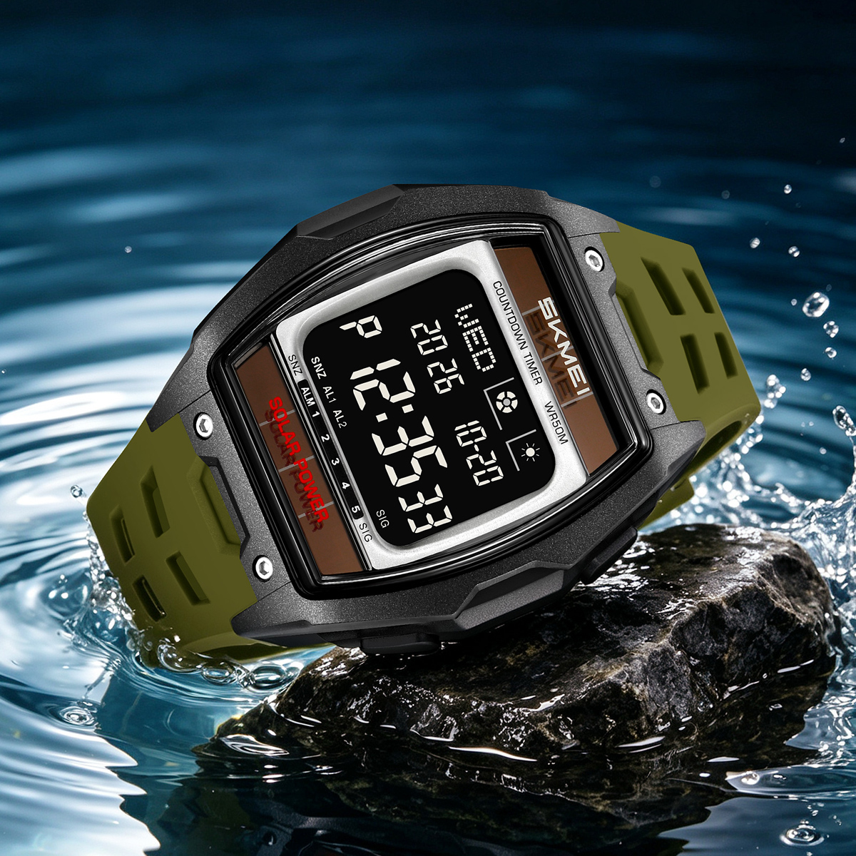SKMEI 2750 fashion barrel-shaped digital watch 