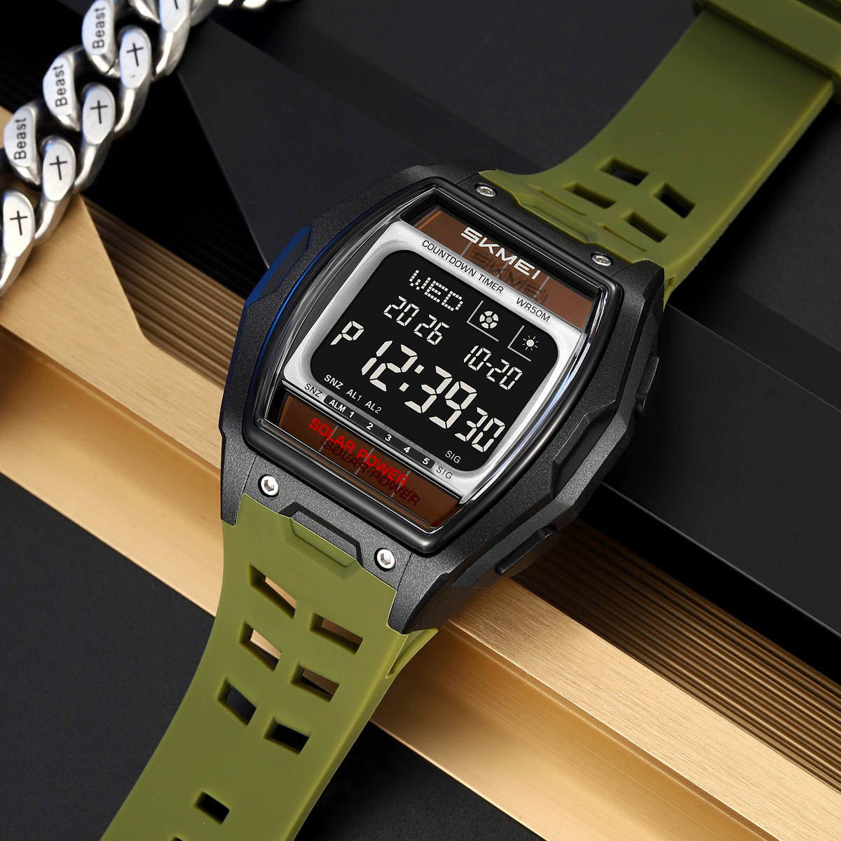 SKMEI 2750 fashion barrel-shaped digital watch 