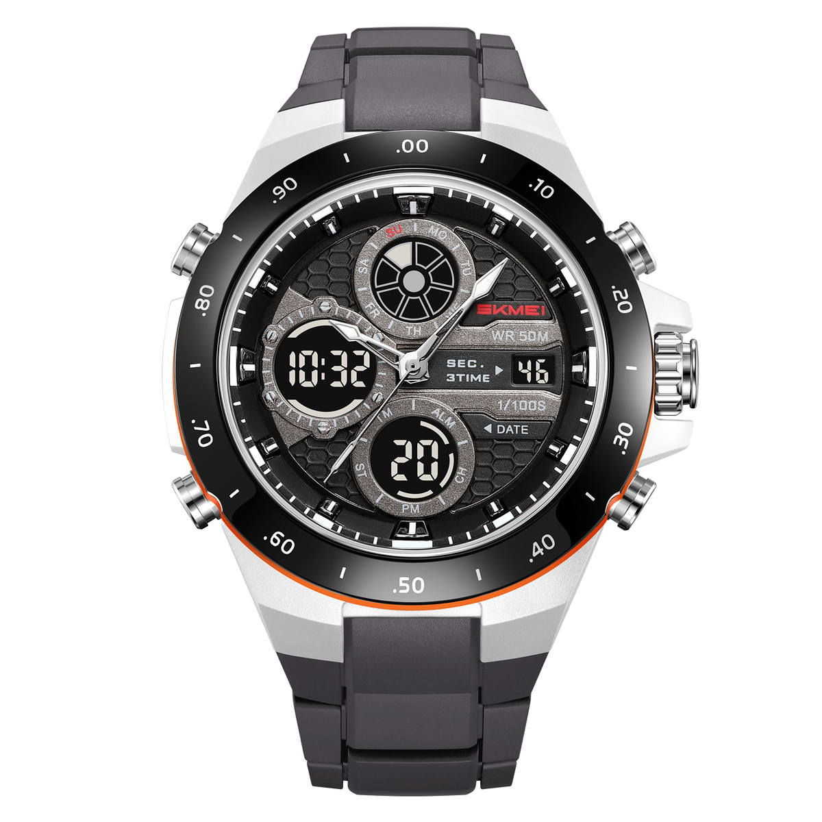 SKMEI 2808 Dual Display Sport Watch 50M Waterproof