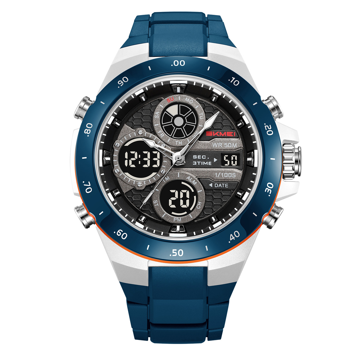 SKMEI 2808 Dual Display Sport Watch 50M Waterproof