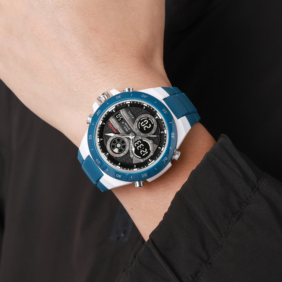 SKMEI 2808 Dual Display Sport Watch 50M Waterproof