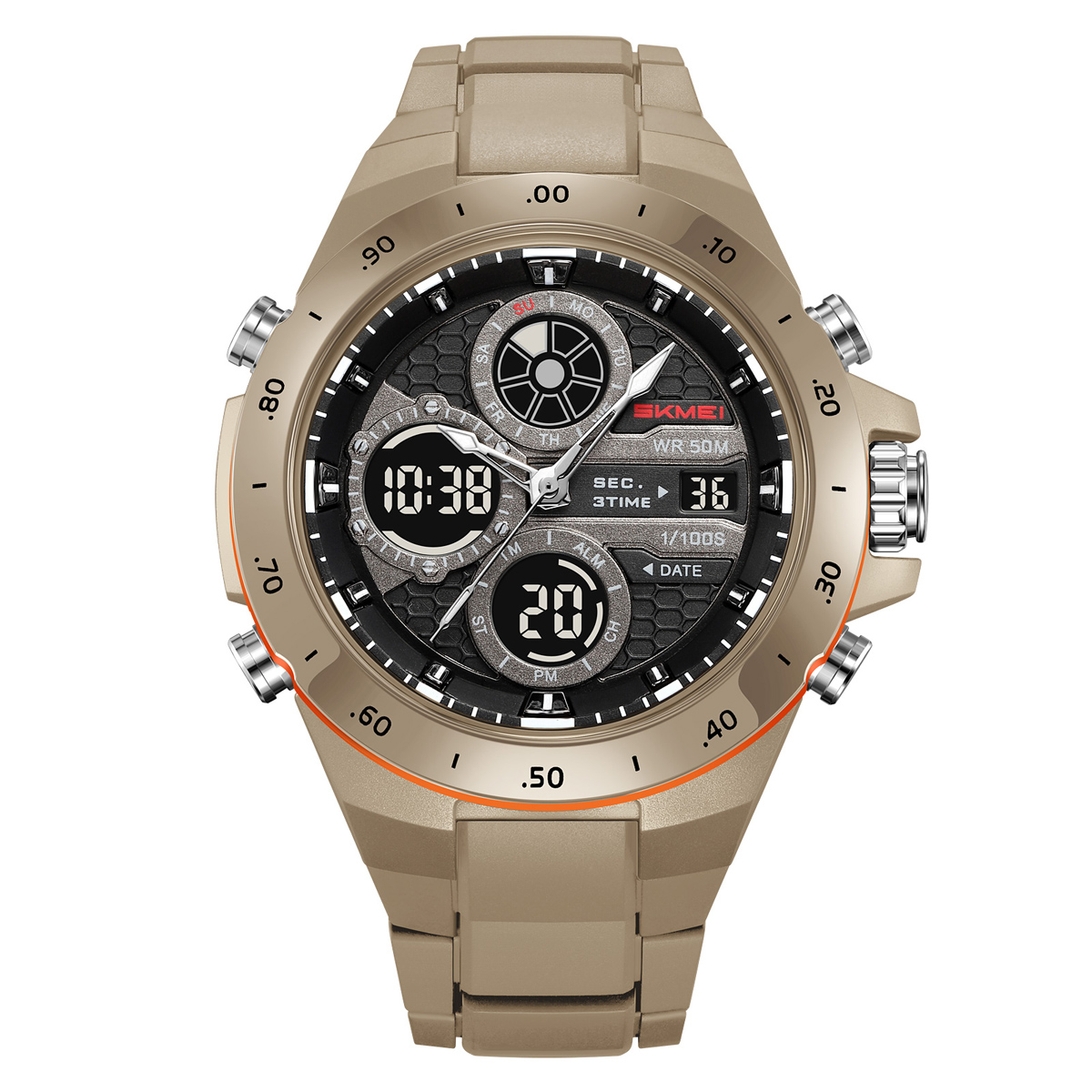 SKMEI 2808 Dual Display Sport Watch 50M Waterproof