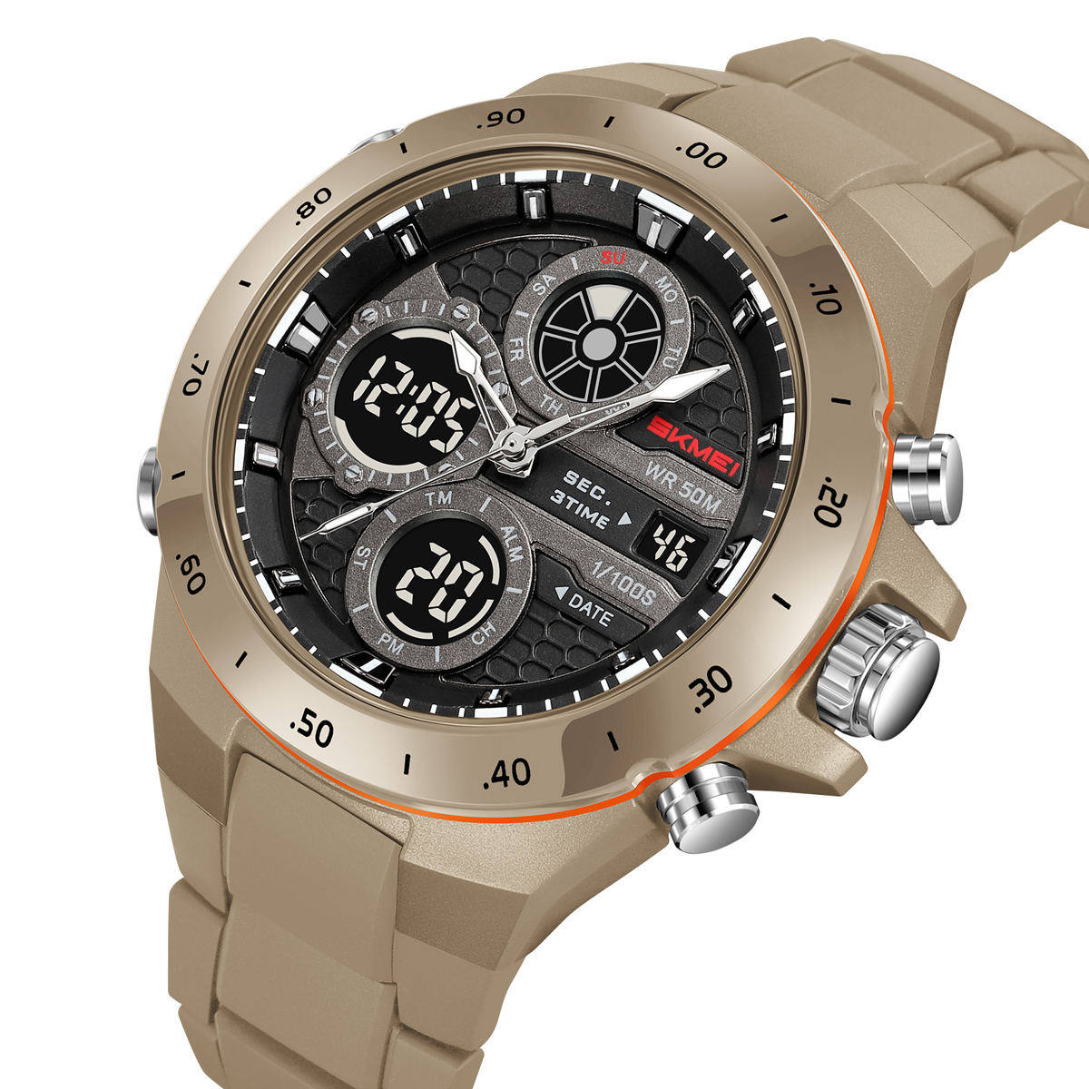 SKMEI 2808 Dual Display Sport Watch 50M Waterproof