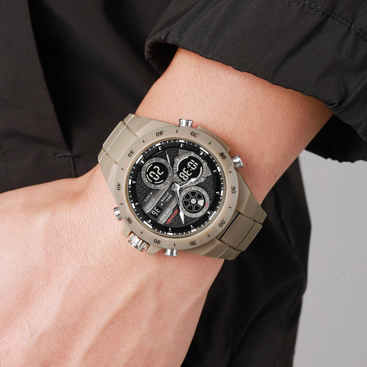 SKMEI 2808 Dual Display Sport Watch 50M Waterproof