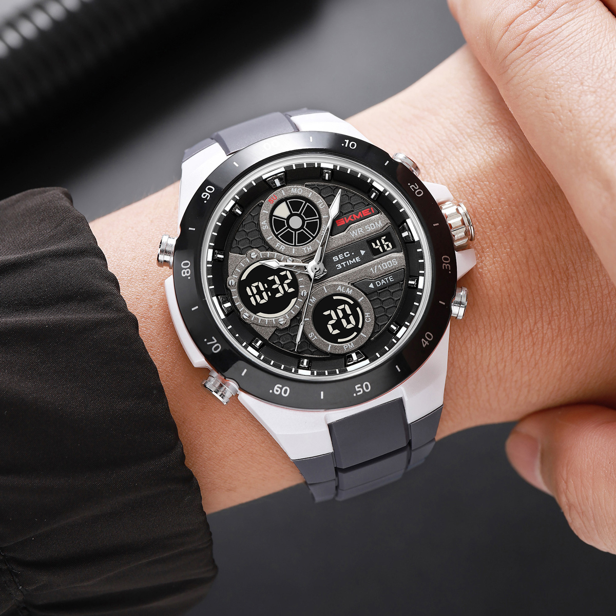 SKMEI 2808 Dual Display Sport Watch 50M Waterproof