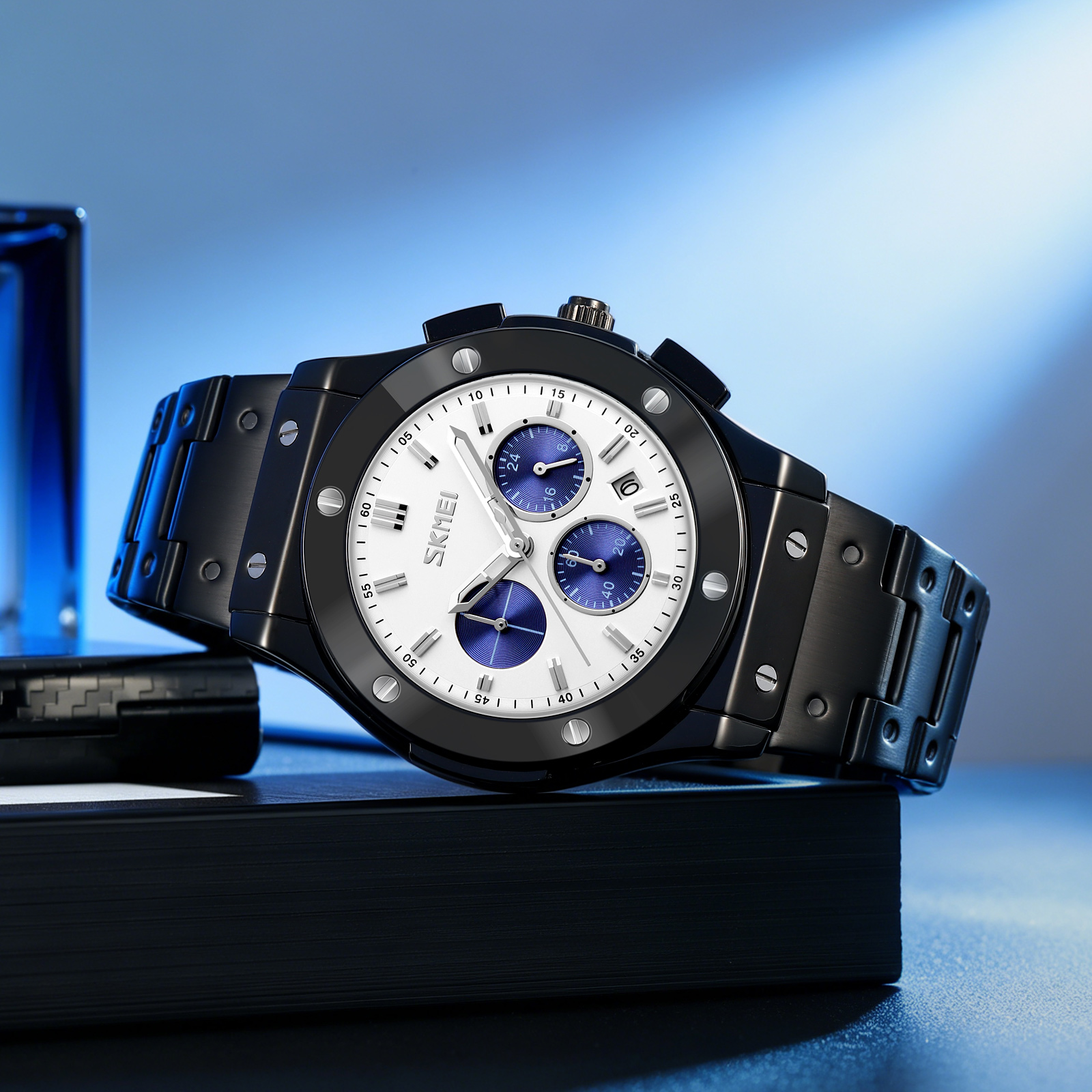 SKMEI 9157 LEATHER QUARTZ WATCH WHOLESALER