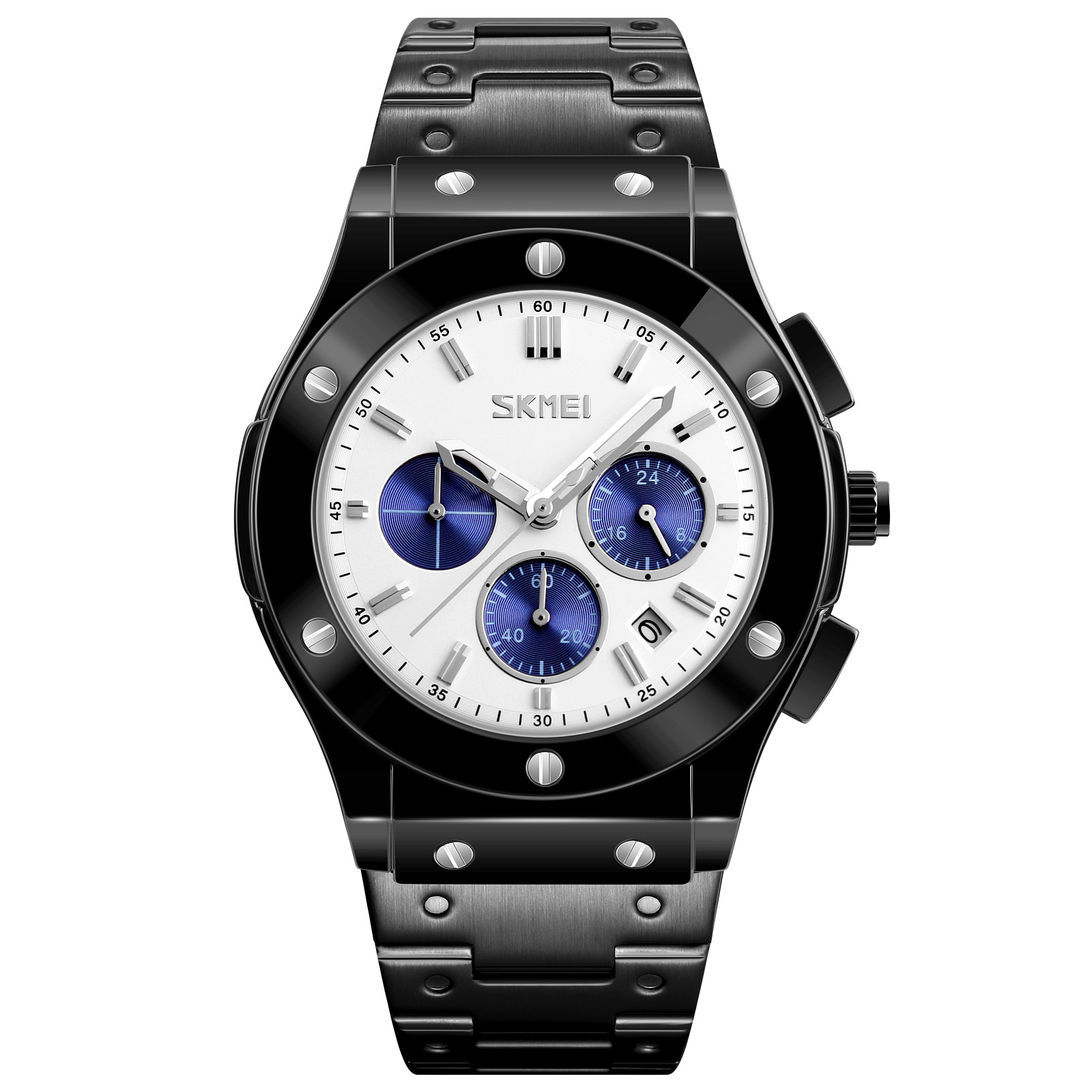 SKMEI 9157 LEATHER QUARTZ WATCH WHOLESALER