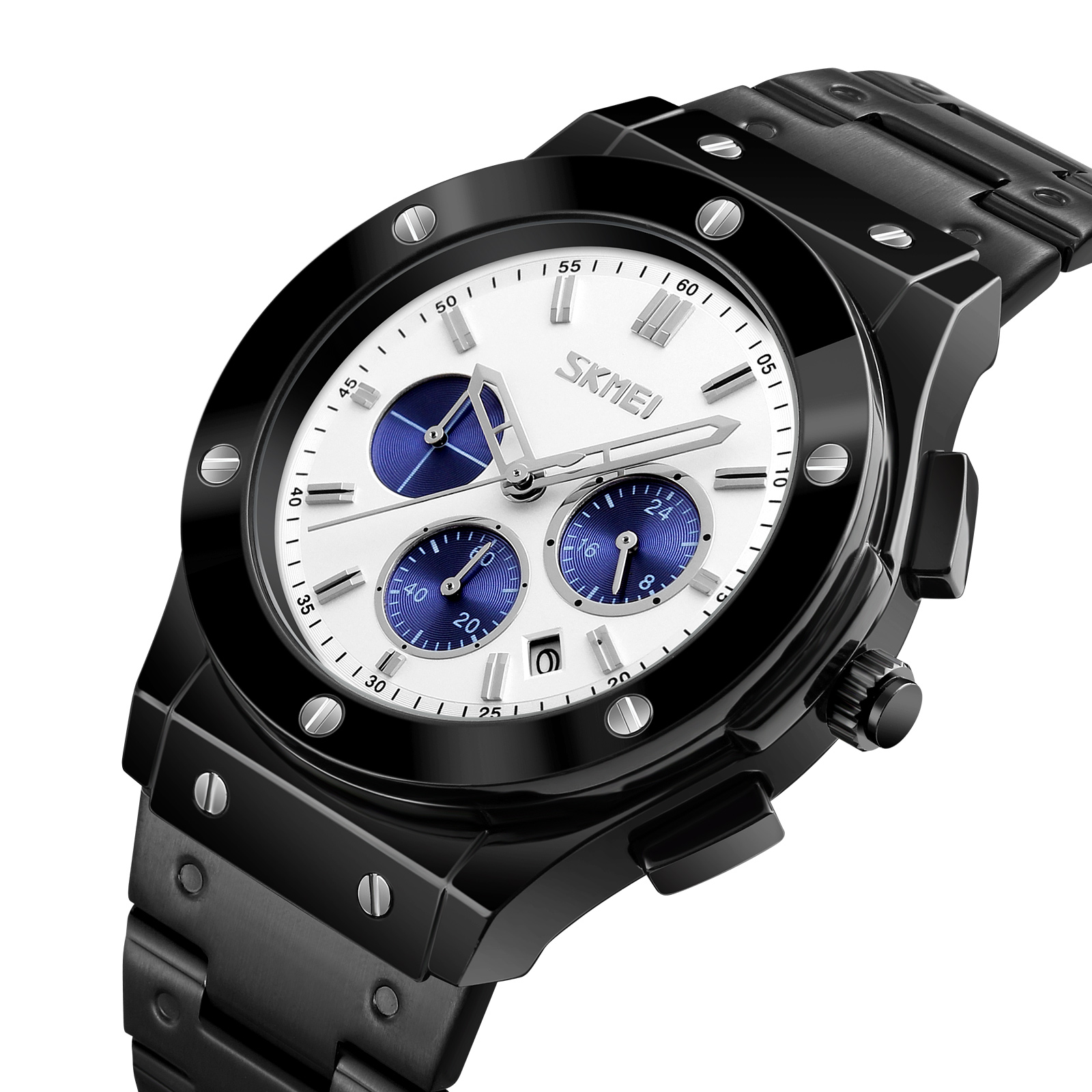 SKMEI 9157 LEATHER QUARTZ WATCH WHOLESALER