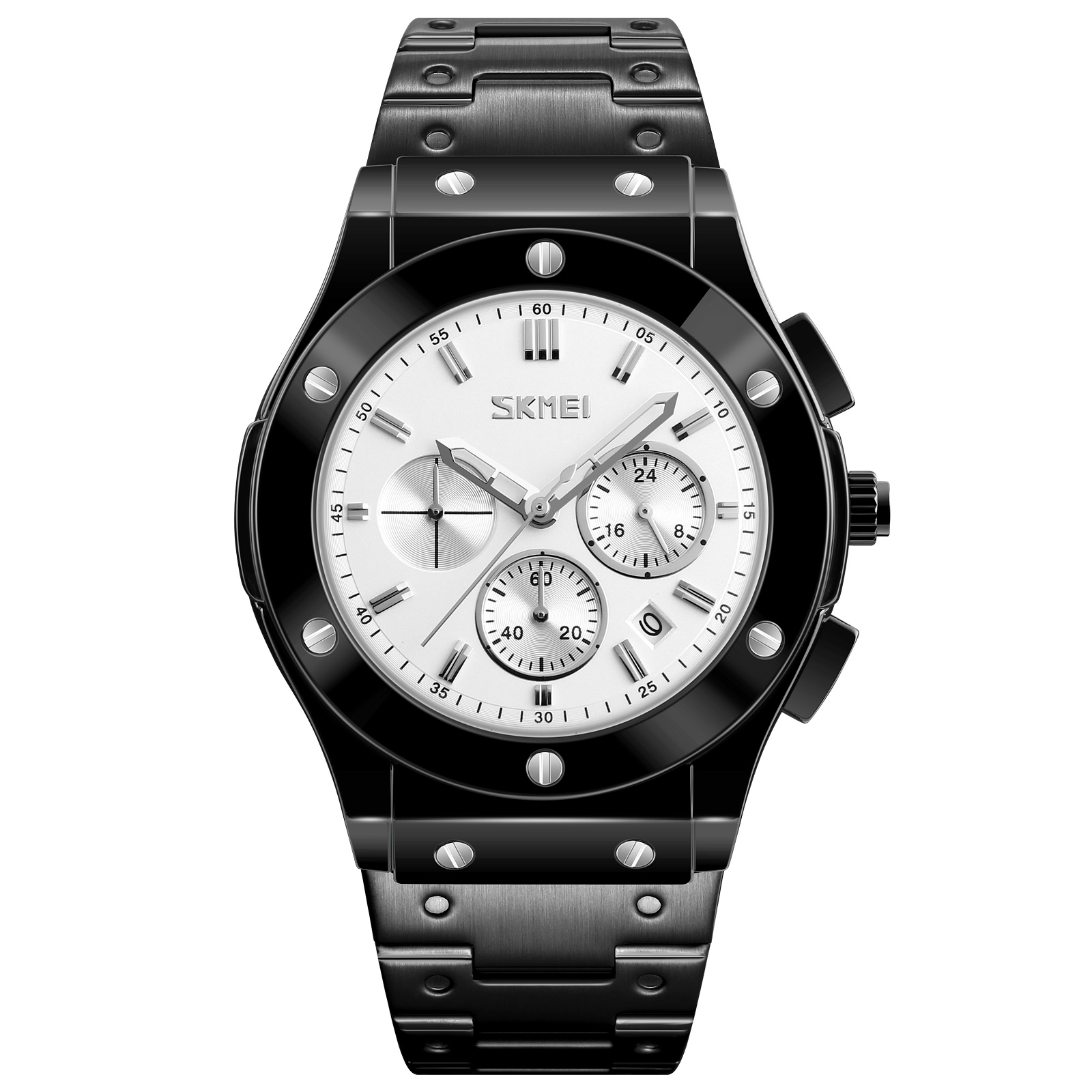 SKMEI 9157 LEATHER QUARTZ WATCH WHOLESALER