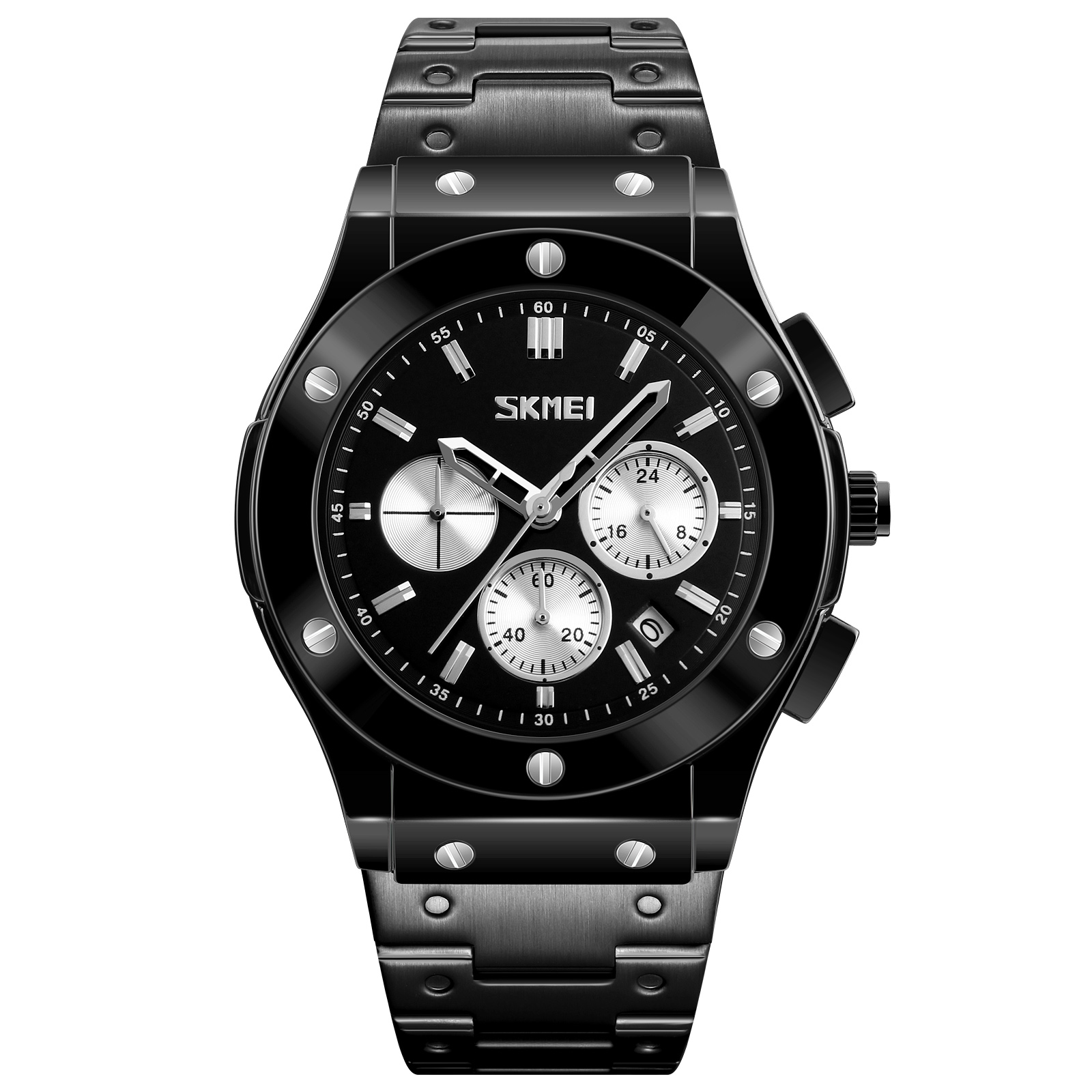 SKMEI 9157 LEATHER QUARTZ WATCH WHOLESALER