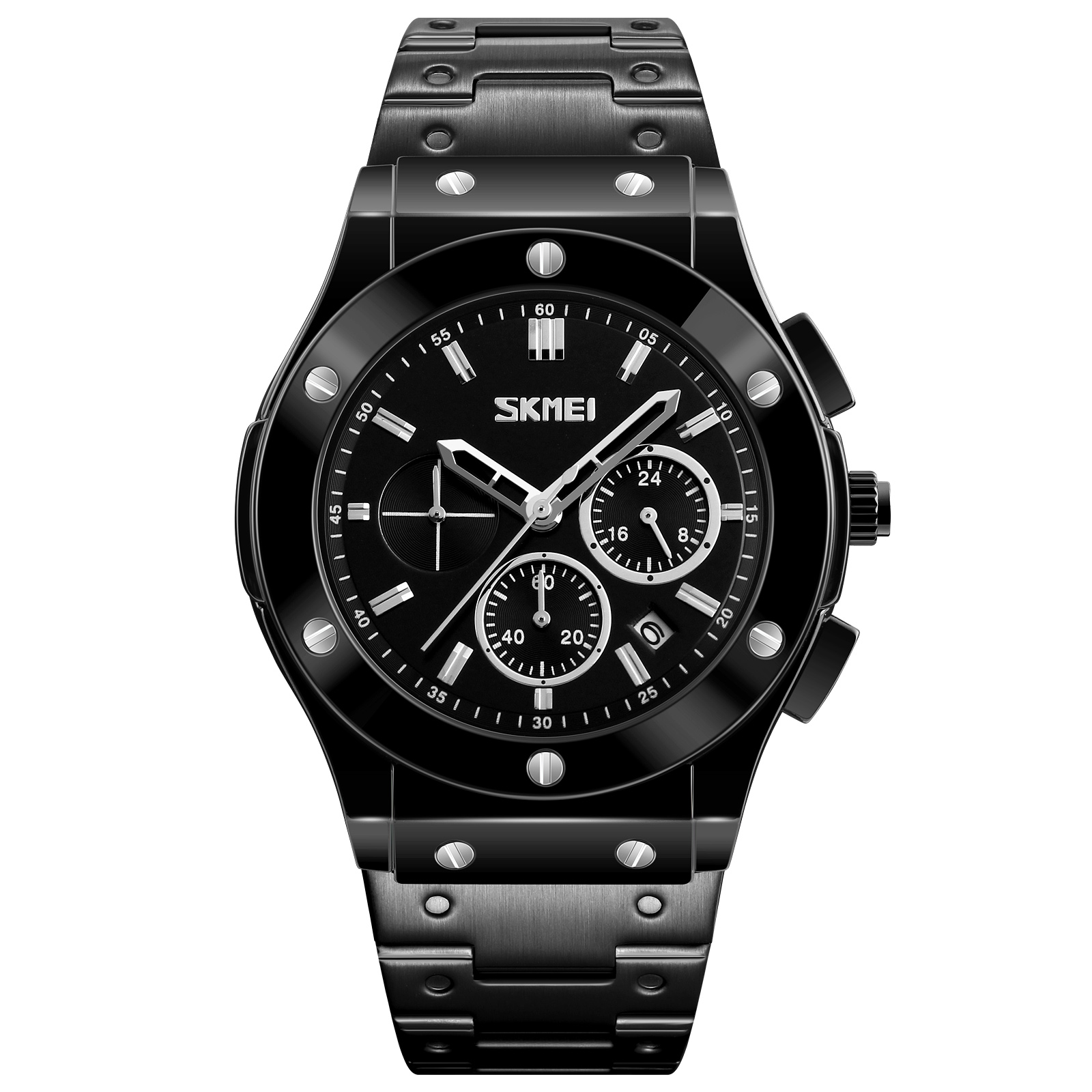 SKMEI 9157 LEATHER QUARTZ WATCH WHOLESALER