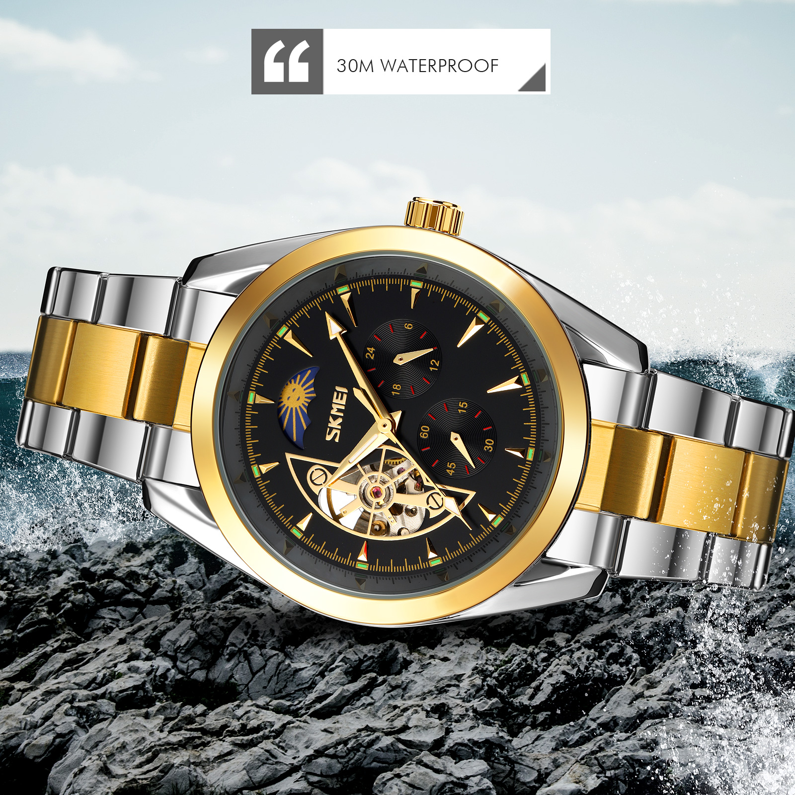 9237 SKMEI Men Automatic Mechanical Watch
