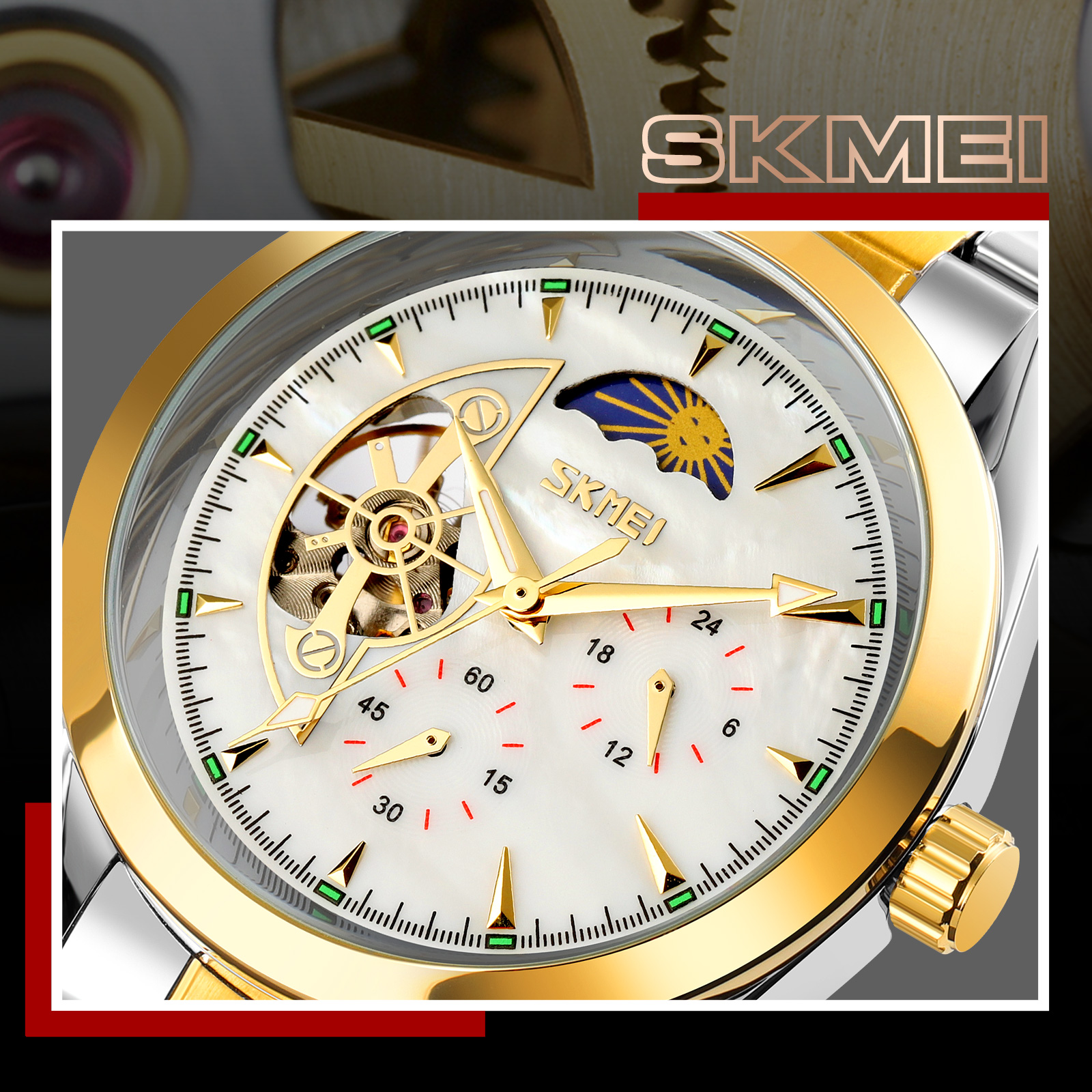 9237 SKMEI Men Automatic Mechanical Watch
