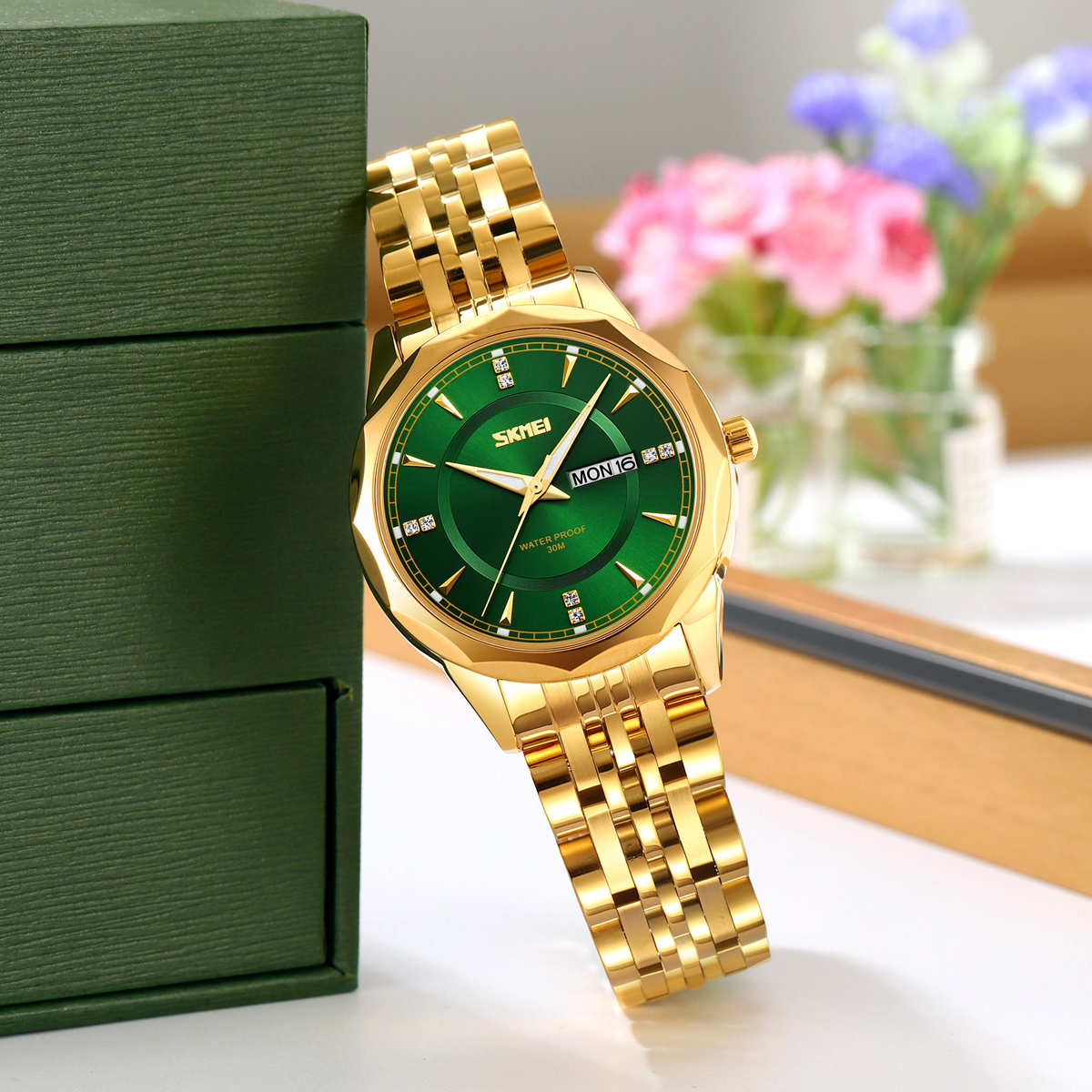 quartz watch custom logo