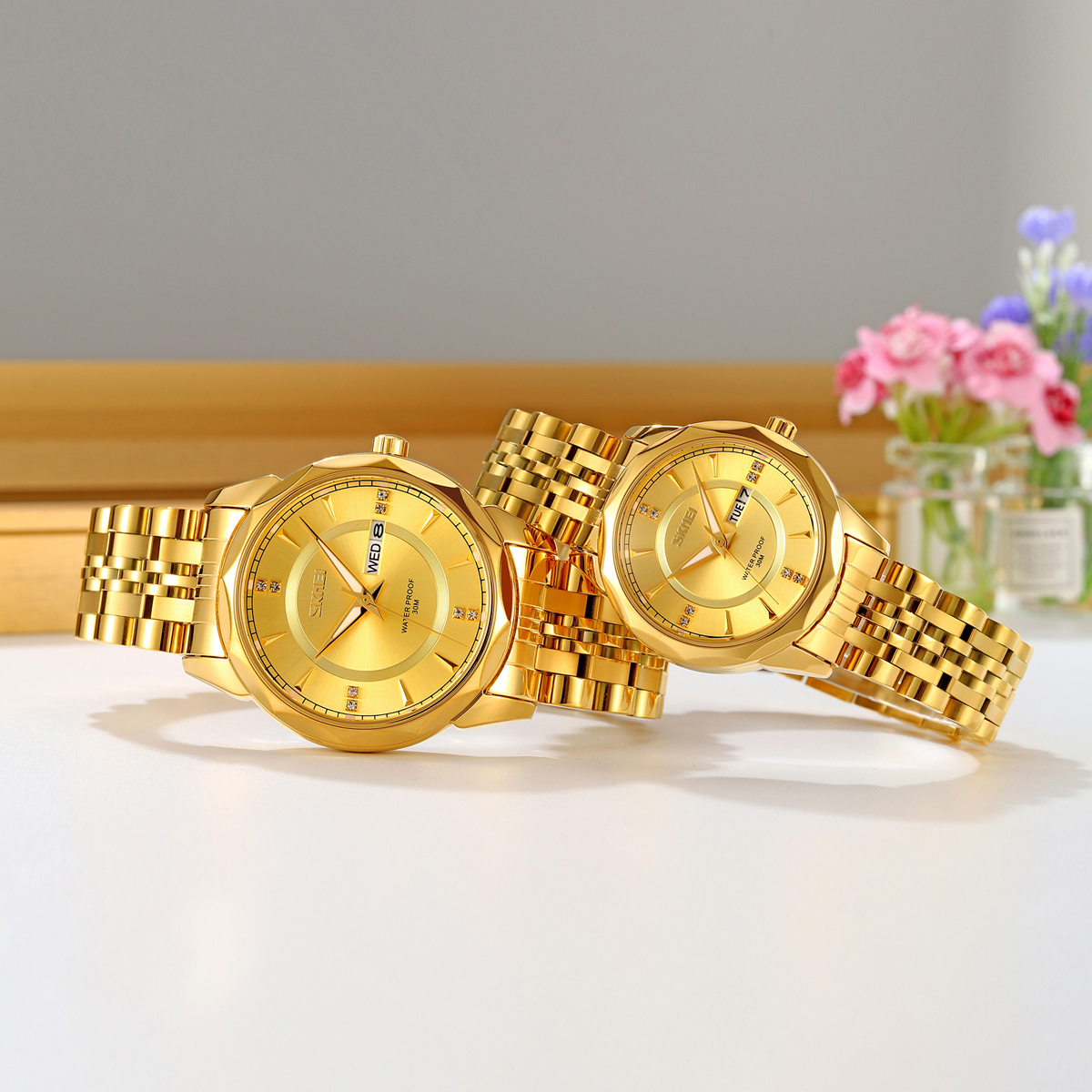 quartz watch custom logo