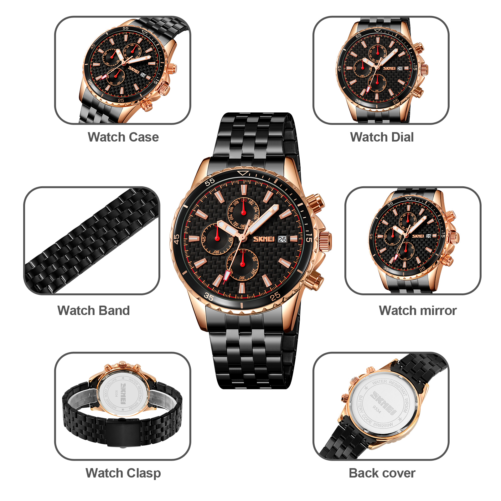 SKMEI 9334 Business Watch for men