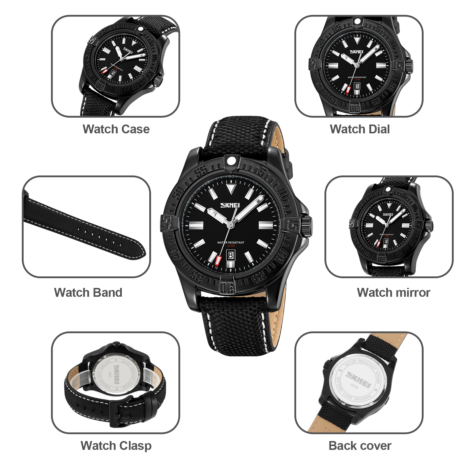 SKMEI 9339 Men Watches