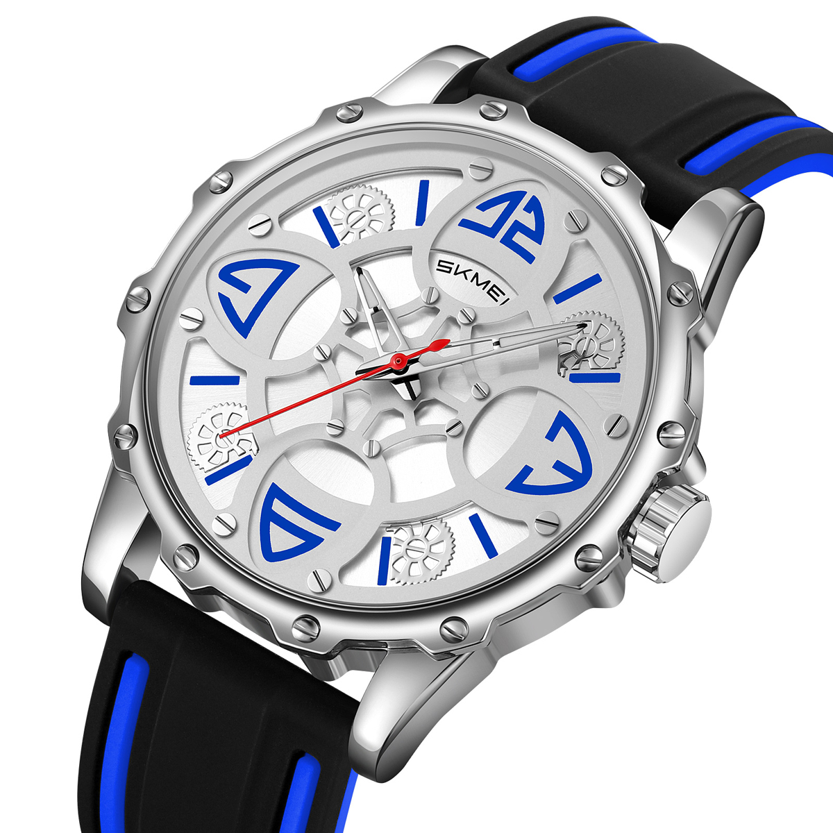 SKMEI 9342 Men's Quartz Watch Silicone Strap Waterproof Custom Logo