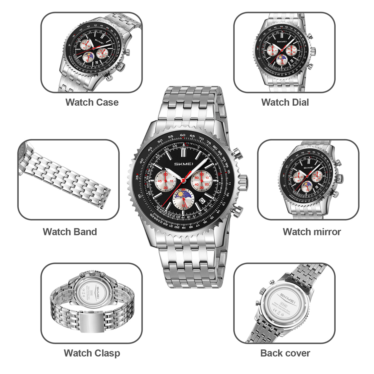 SKMEI 9348 MEN QUARTZ WATCH