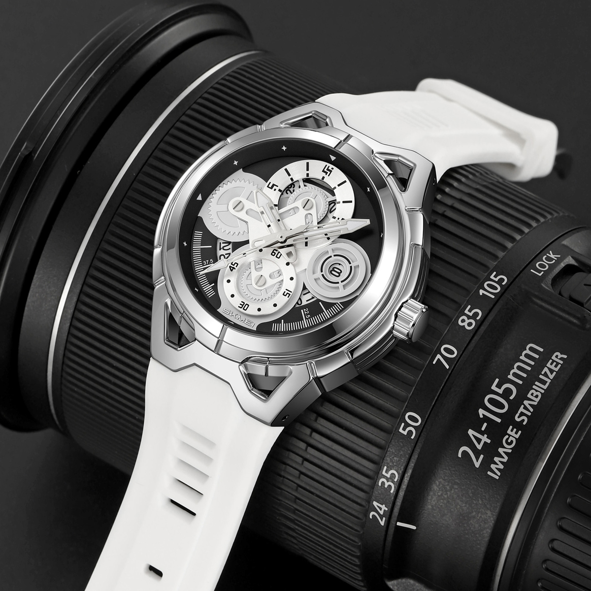 SKMEI 9349 Men's Quartz Silicone Watch