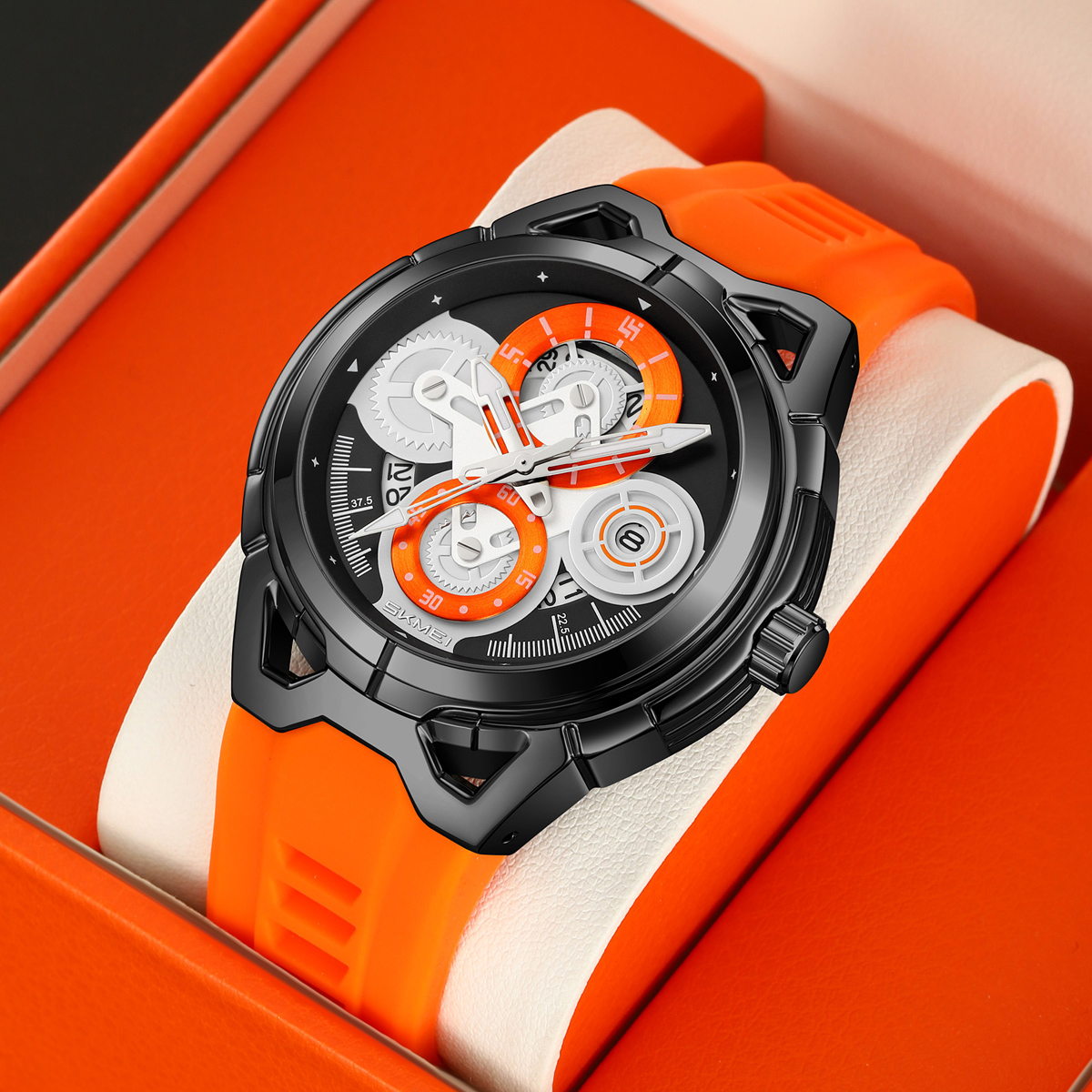 SKMEI 9349 Men's Quartz Silicone Watch