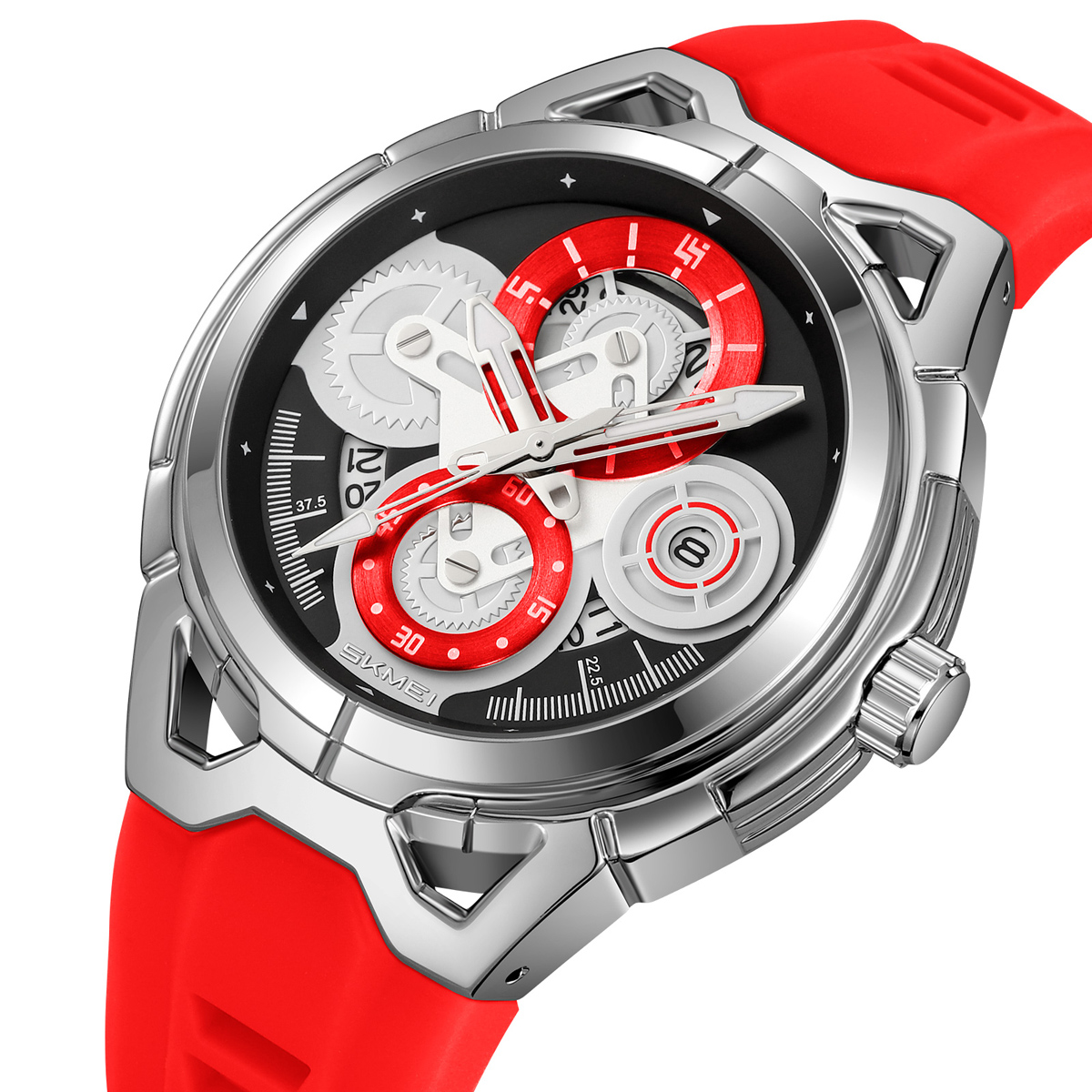 SKMEI 9349 Men's Quartz Silicone Watch