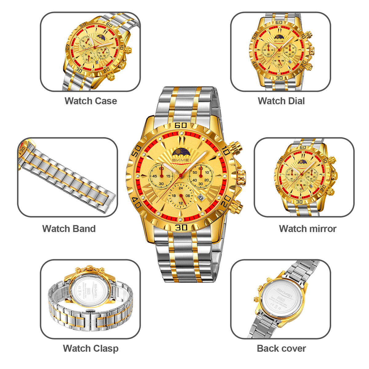 New Arrival Skmei 9352 Luxury Men Quartz Watch