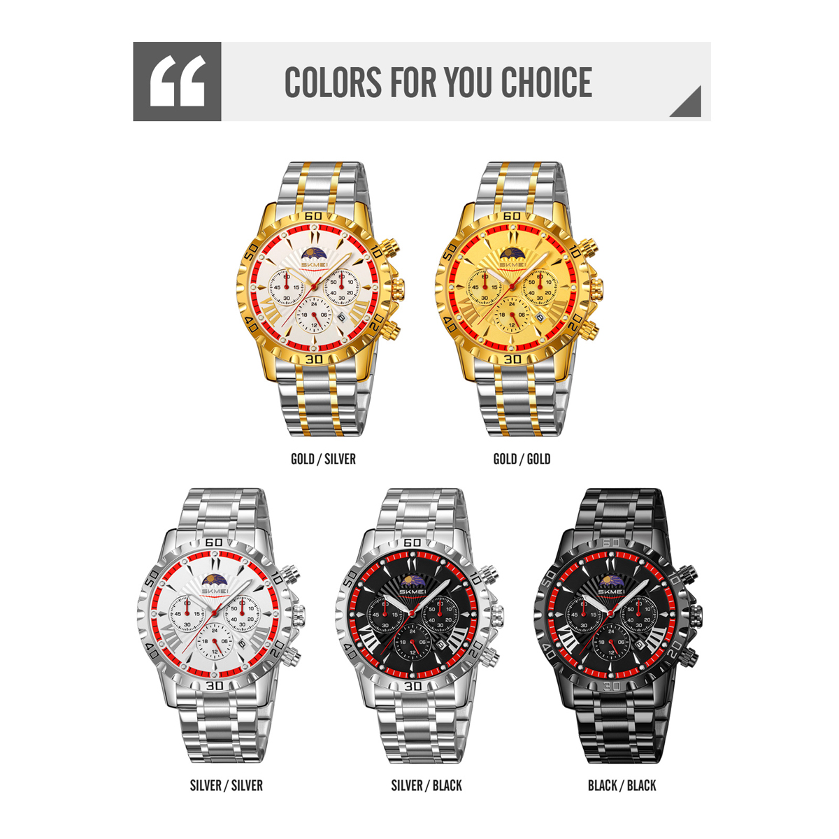 New Arrival Skmei 9352 Luxury Men Quartz Watch