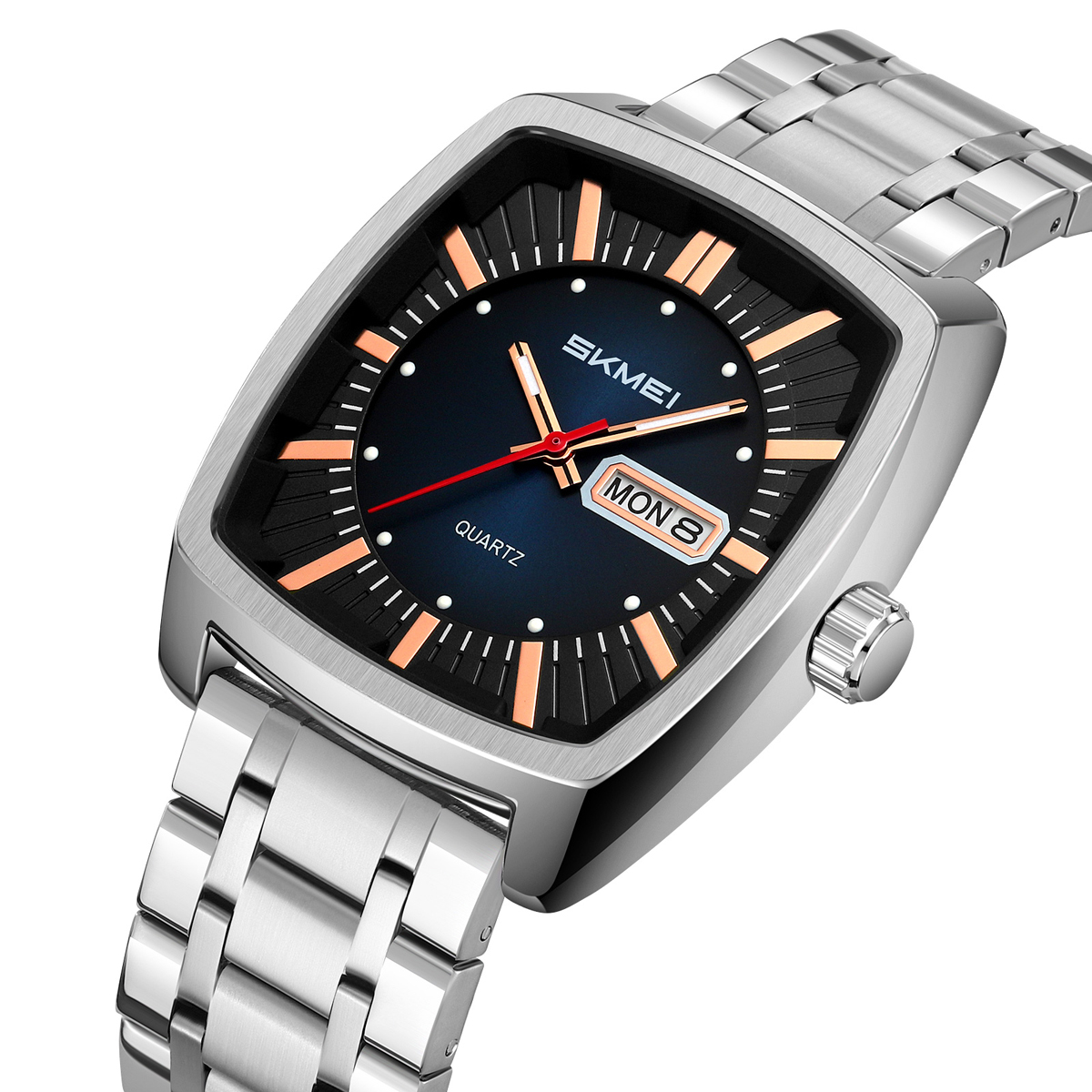 SKMEI 9354 Men Watches Square Dial Business Analog Quartz Watch