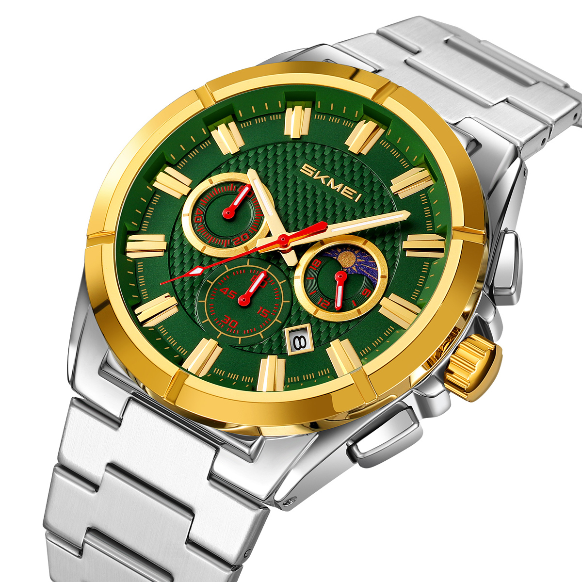 SKMEI 9355 Mens Watches Stainless Steel