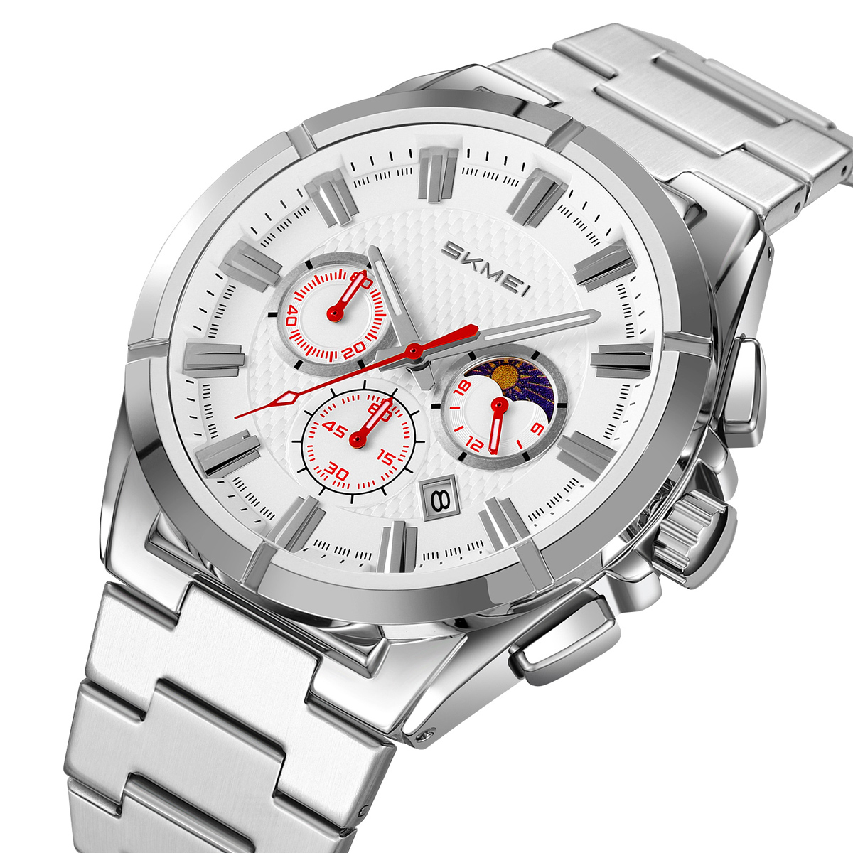SKMEI 9355 Mens Watches Stainless Steel