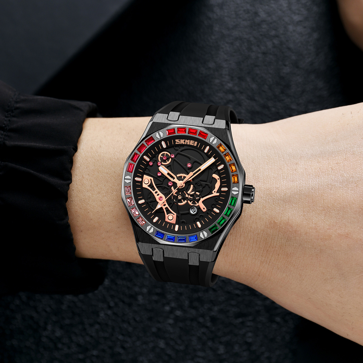 Skmei 9365 Men's Luxury Creative Design Quartz Wristwatch