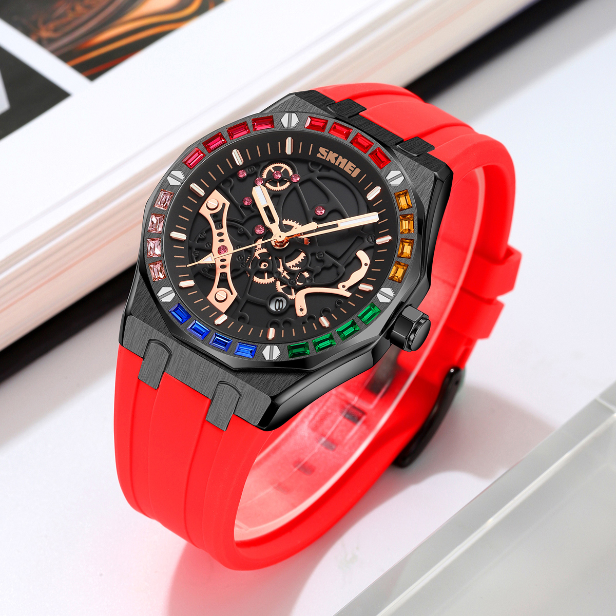 Skmei 9365 Men's Luxury Creative Design Quartz Wristwatch