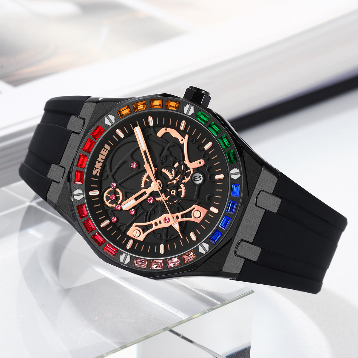 Skmei 9365 Men's Luxury Creative Design Quartz Wristwatch