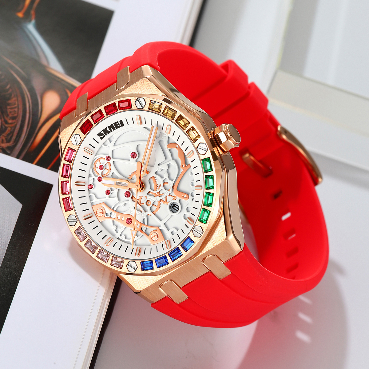 Skmei 9365 Men's Luxury Creative Design Quartz Wristwatch