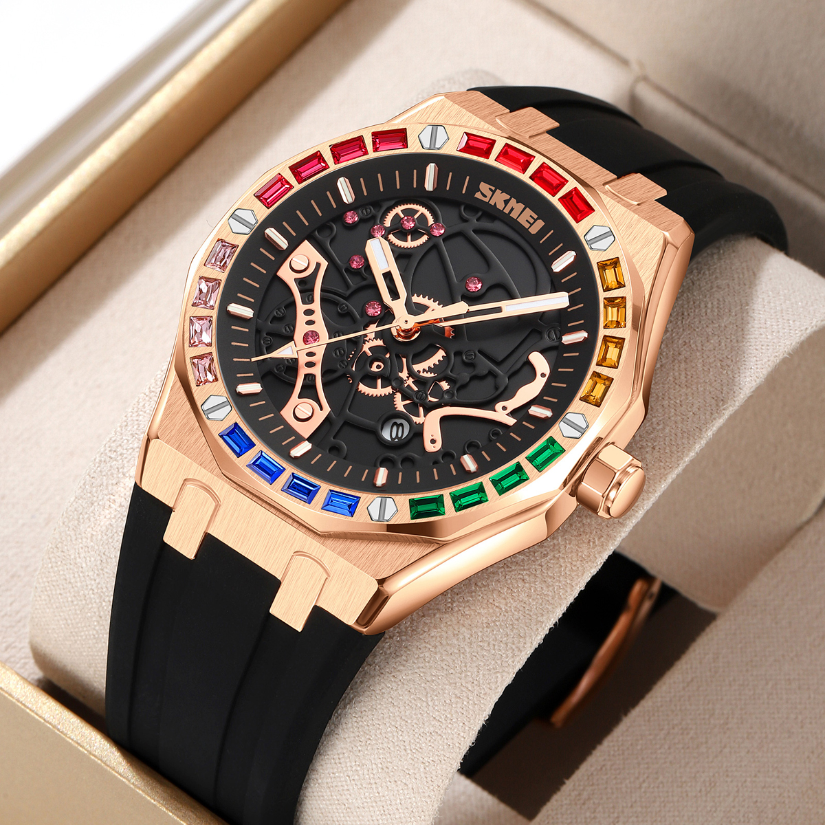 Skmei 9365 Men's Luxury Creative Design Quartz Wristwatch