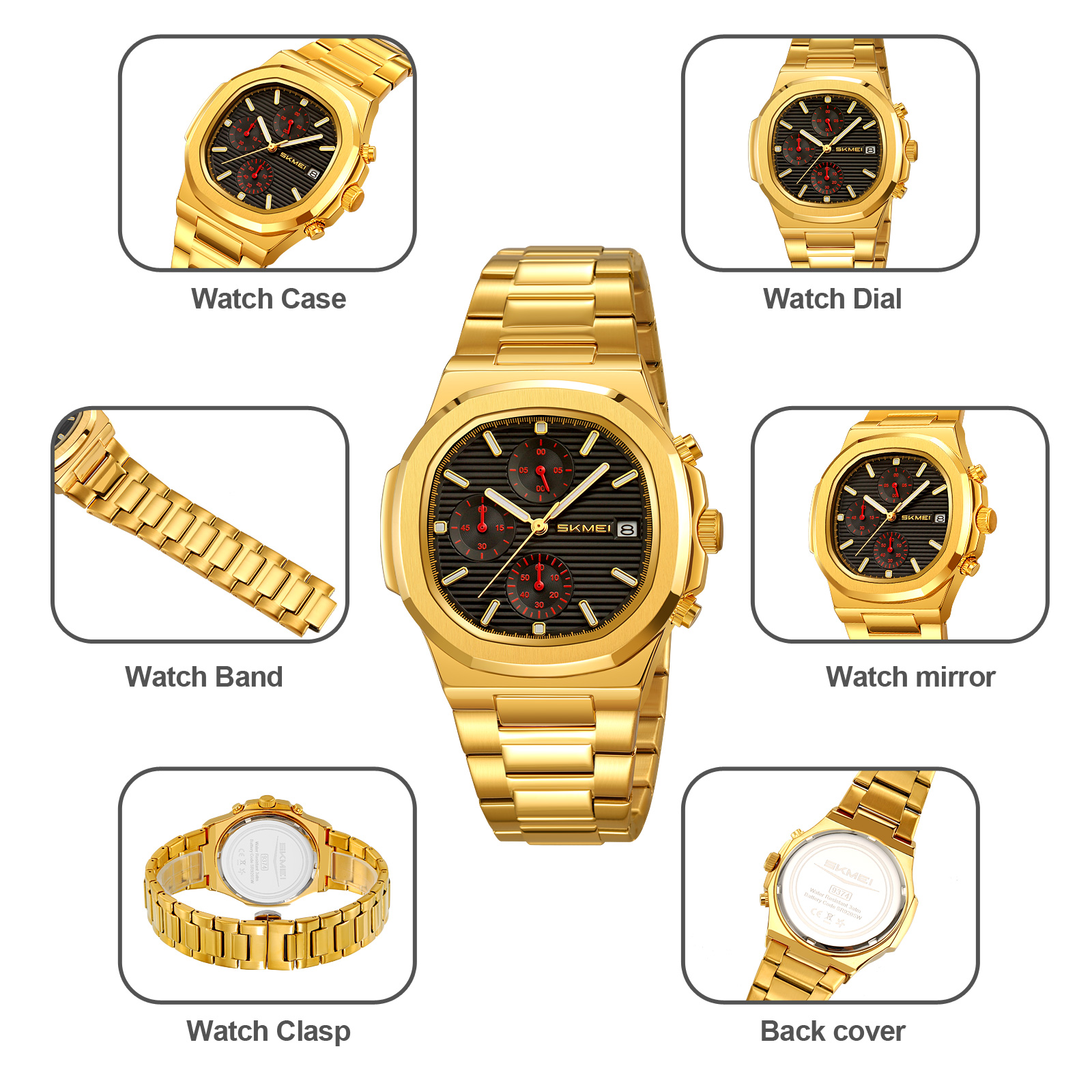 SKMEI 9374 Men Watches