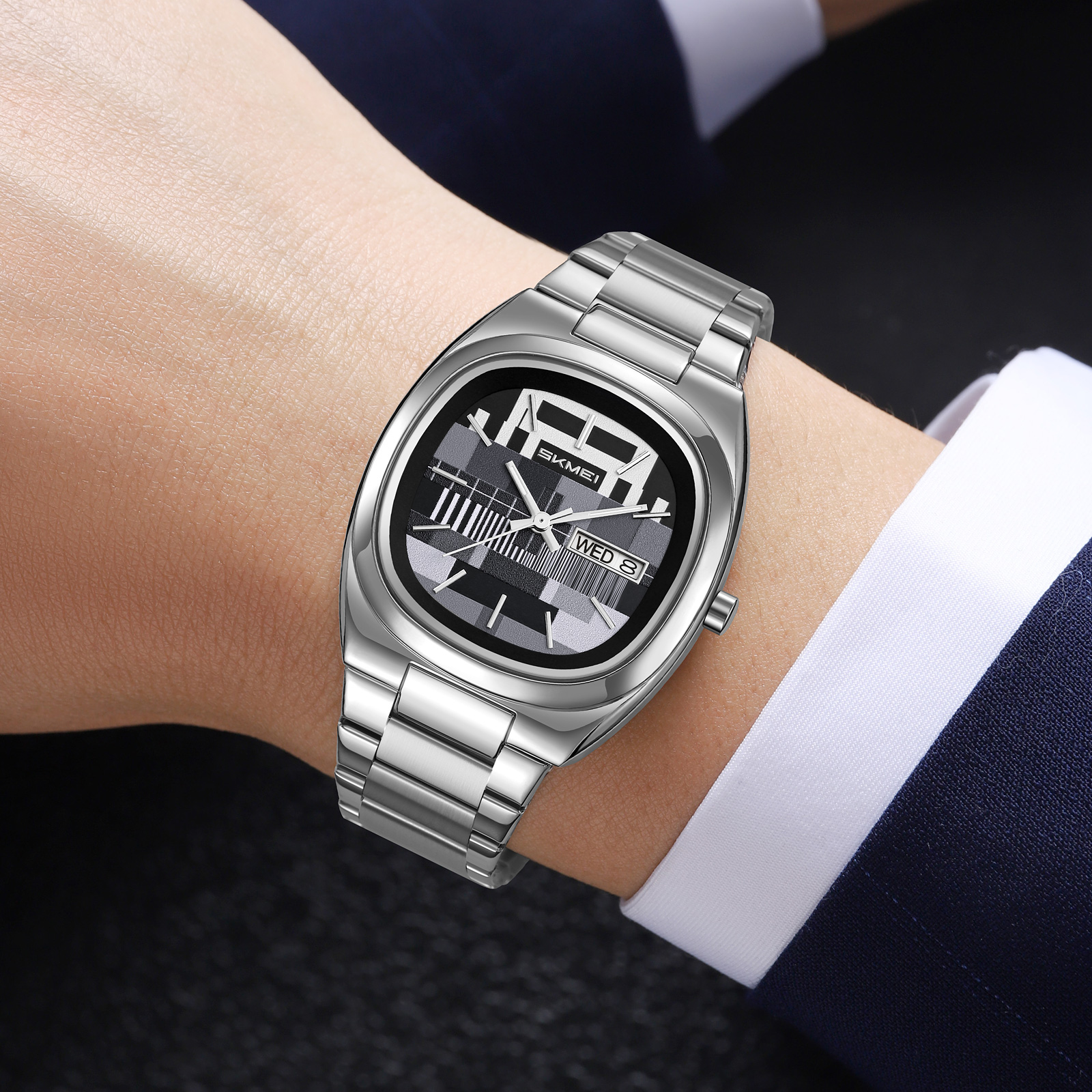 SKMEI 9375 Business Gentleman Vintage Men's Watch